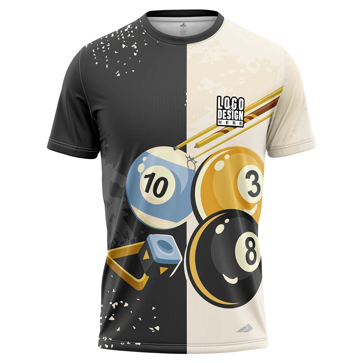 Custom ProStroke Men’s Pool Jersey Uniform