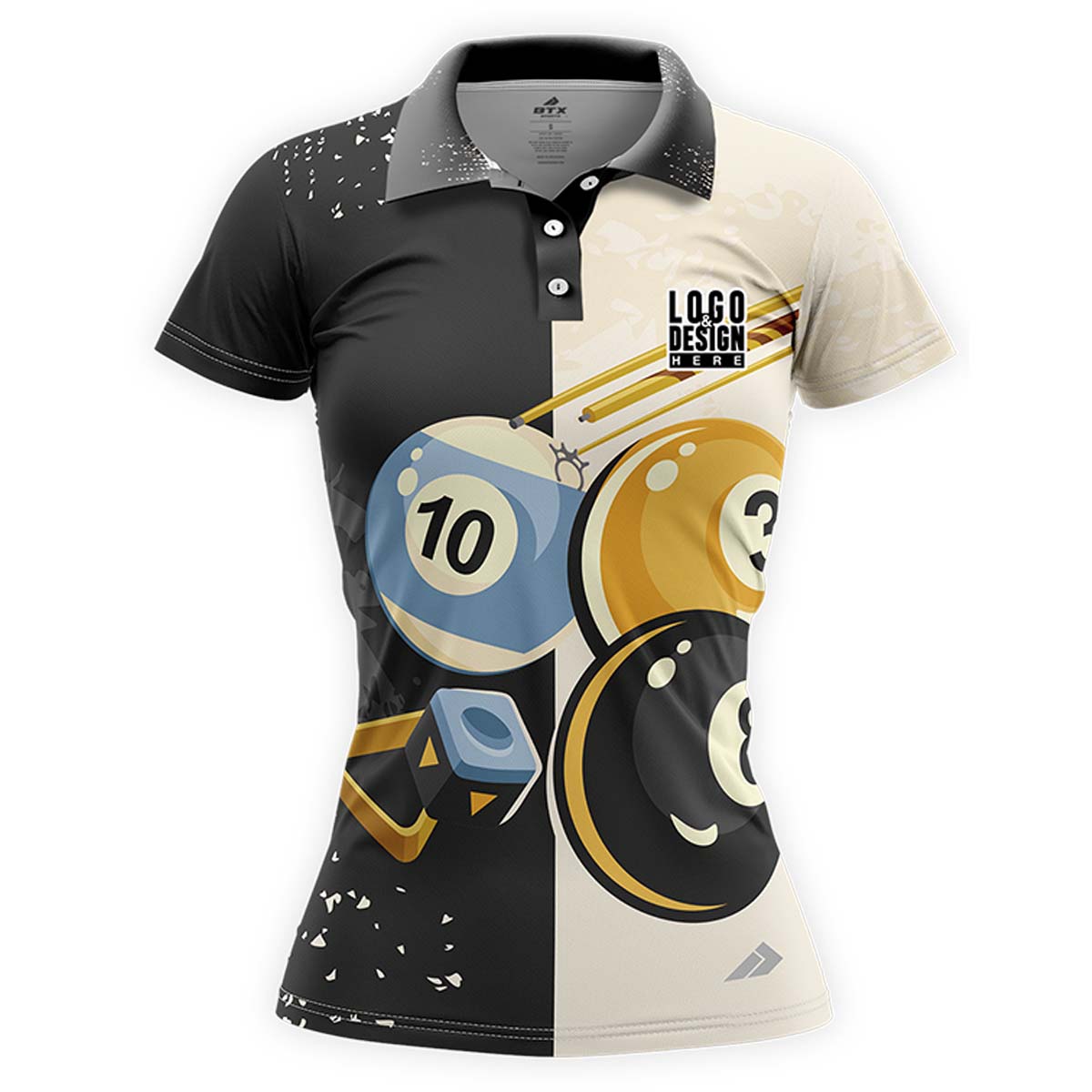 Custom ProStroke Women’s Pool Polo Uniform