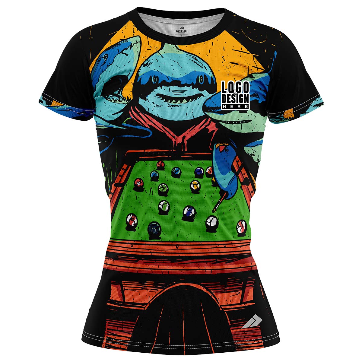 Custom RackRunner Women’s Pool Jersey Uniform