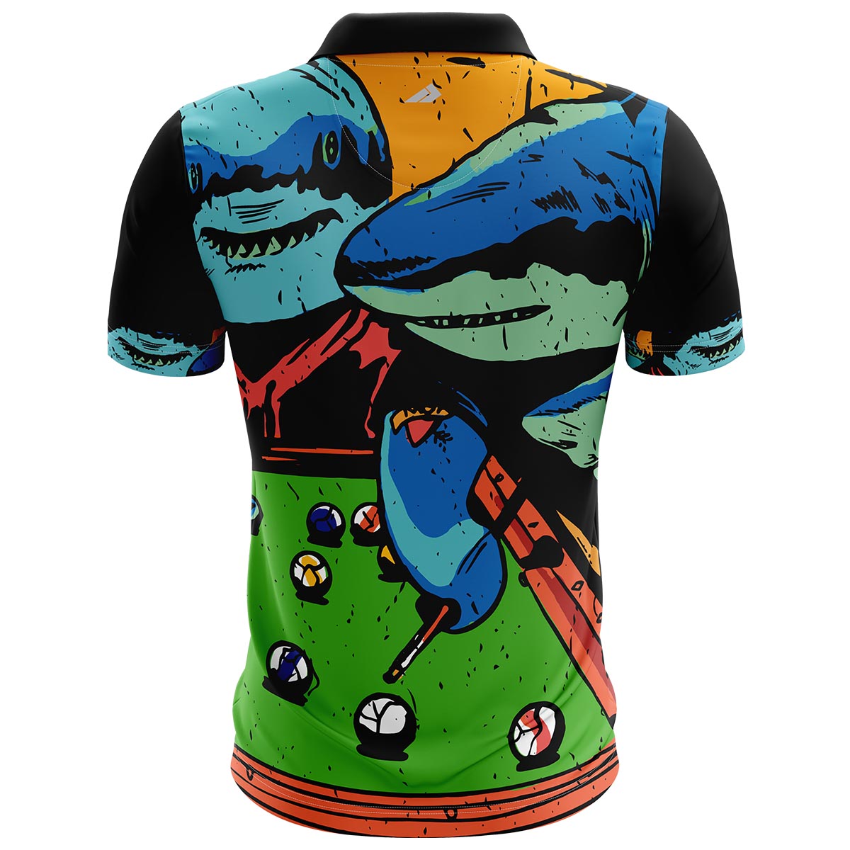 Custom RackRunner Men’s Pool Polo Uniform - Image 2