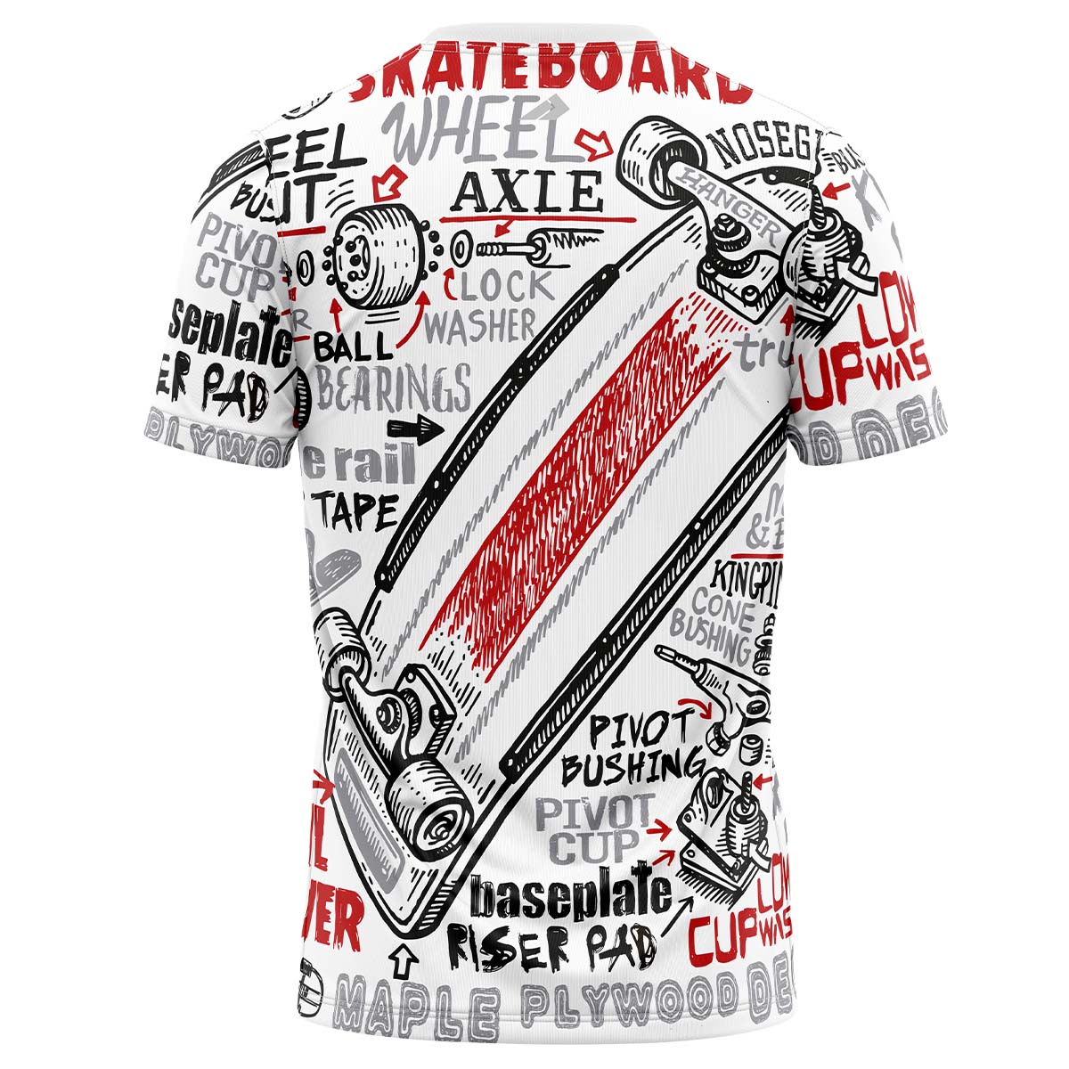 Custom RadicalRide Men’s Skateboarding Jersey Uniform - Image 2