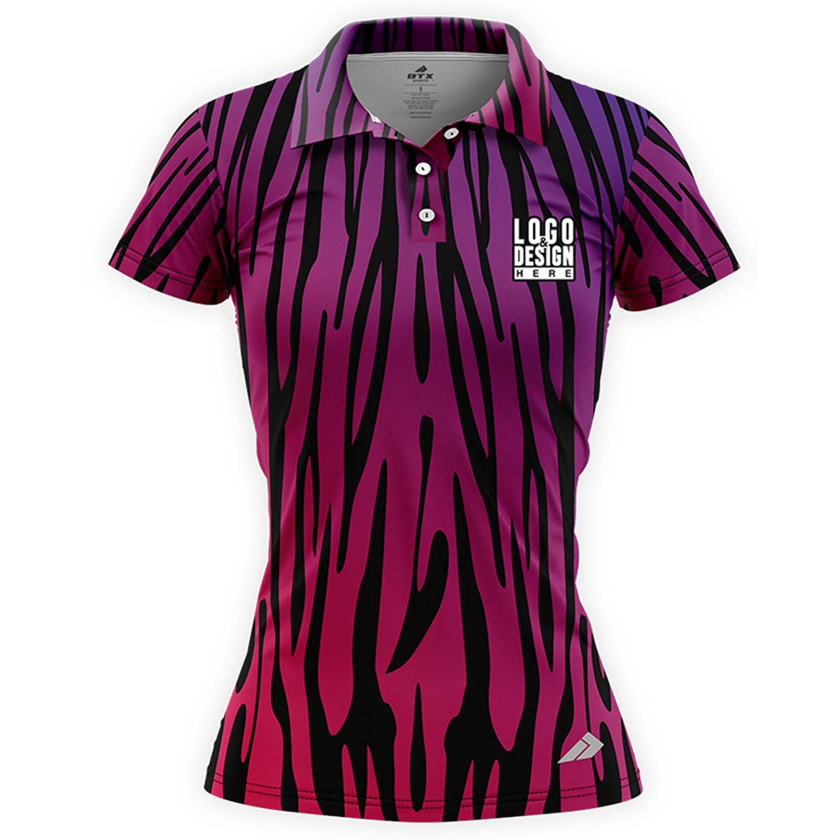 Custom RapidRecoil Women’s Running Polo Uniform