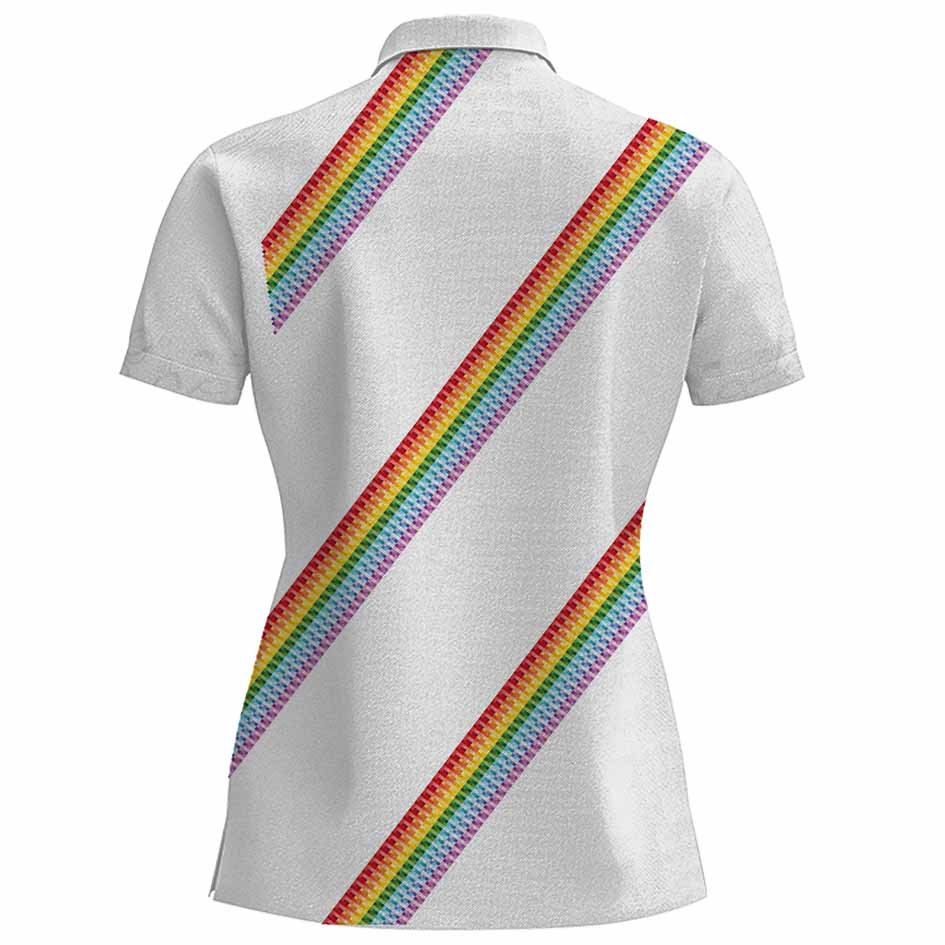 Love Wrapped Women’s Polo Shirts - Image 2