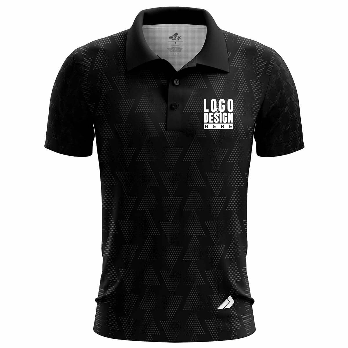 Geometric Triangles Men’s Polo Shirts