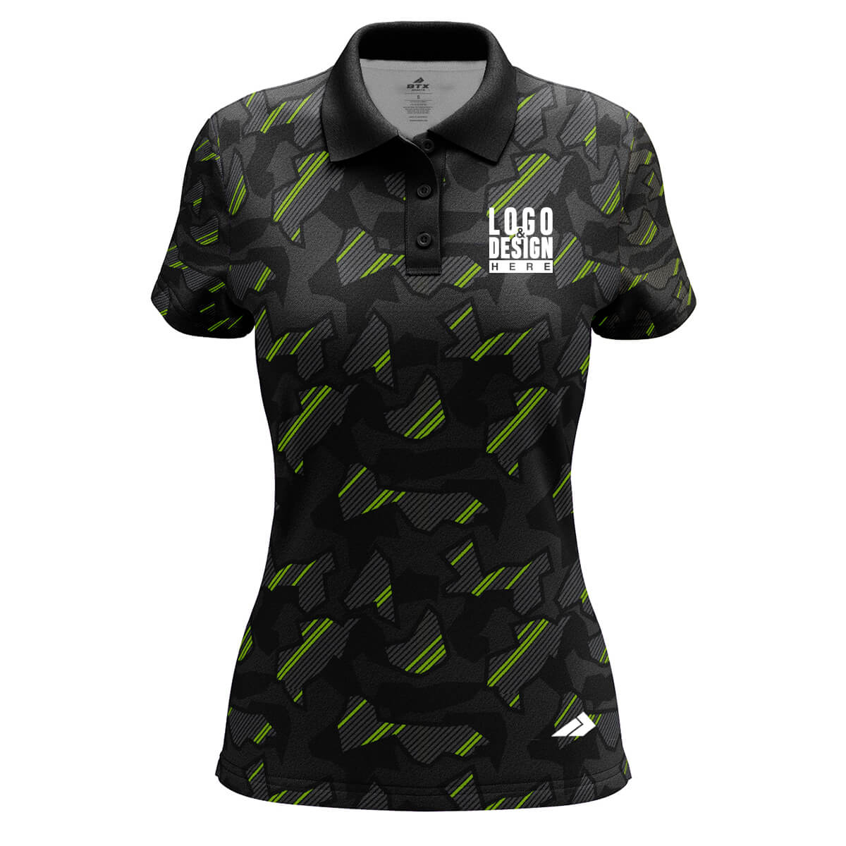 Neon Camo Women’s Polo Shirts