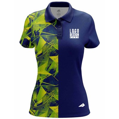 2 Sides Abstract Women’s Polo Shirts