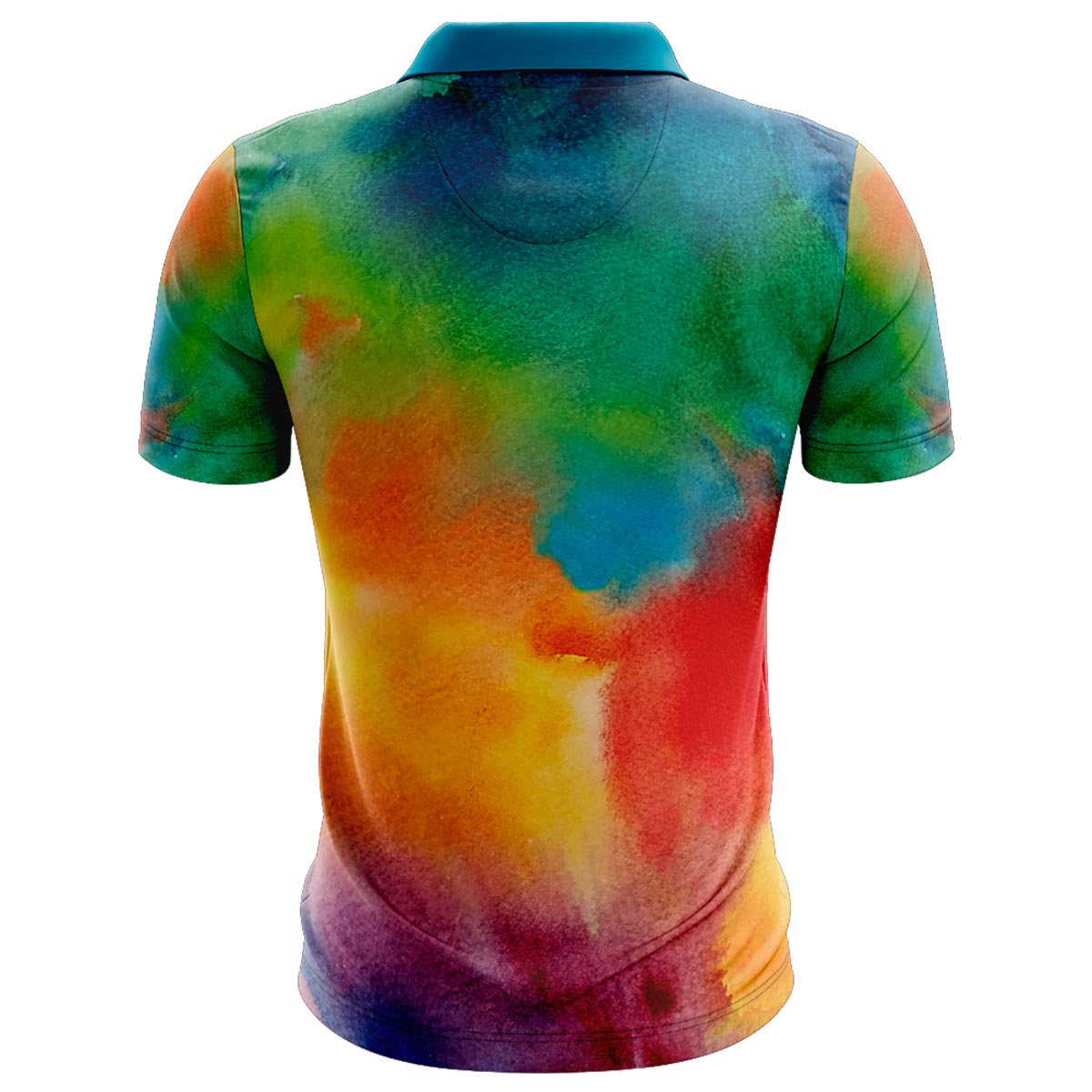 Watercolor Men’s Polo Shirts - Image 3