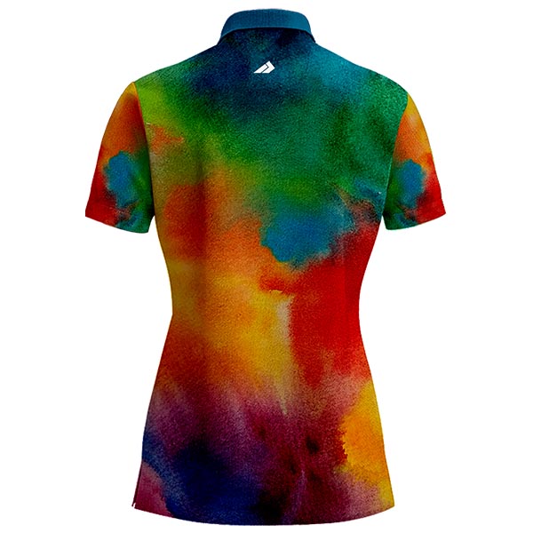 Watercolor Women’s Polo Shirts - Image 2