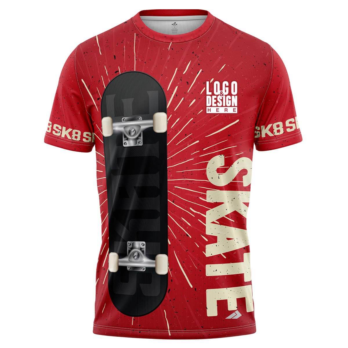 Custom ThrashTrek Men’s Skateboarding Jersey Uniform