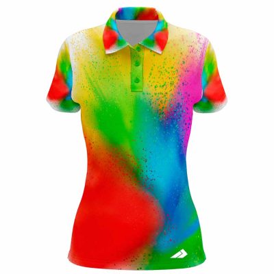 Festival Rainbow Women’s Polo Shirts