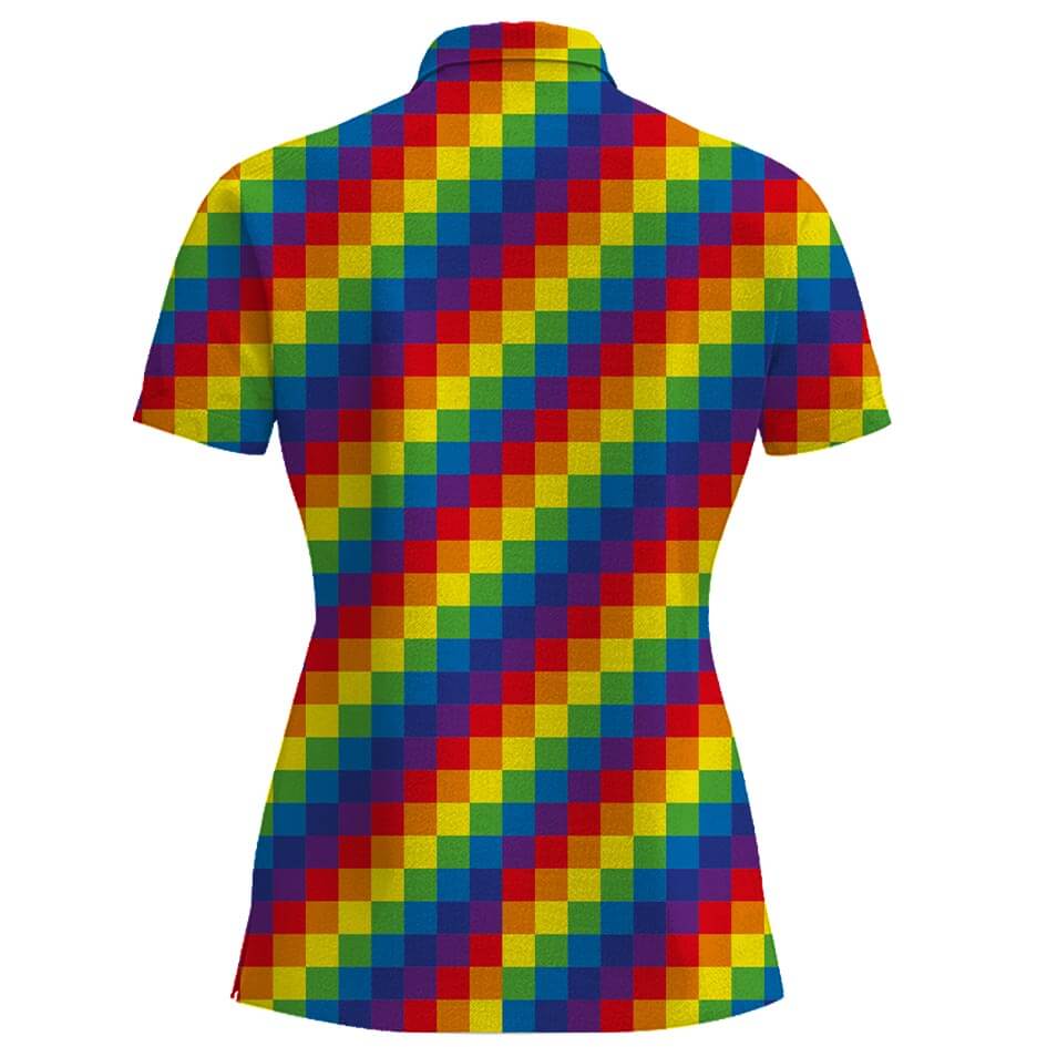 Pixel Love Women’s Polo Shirts - Image 2