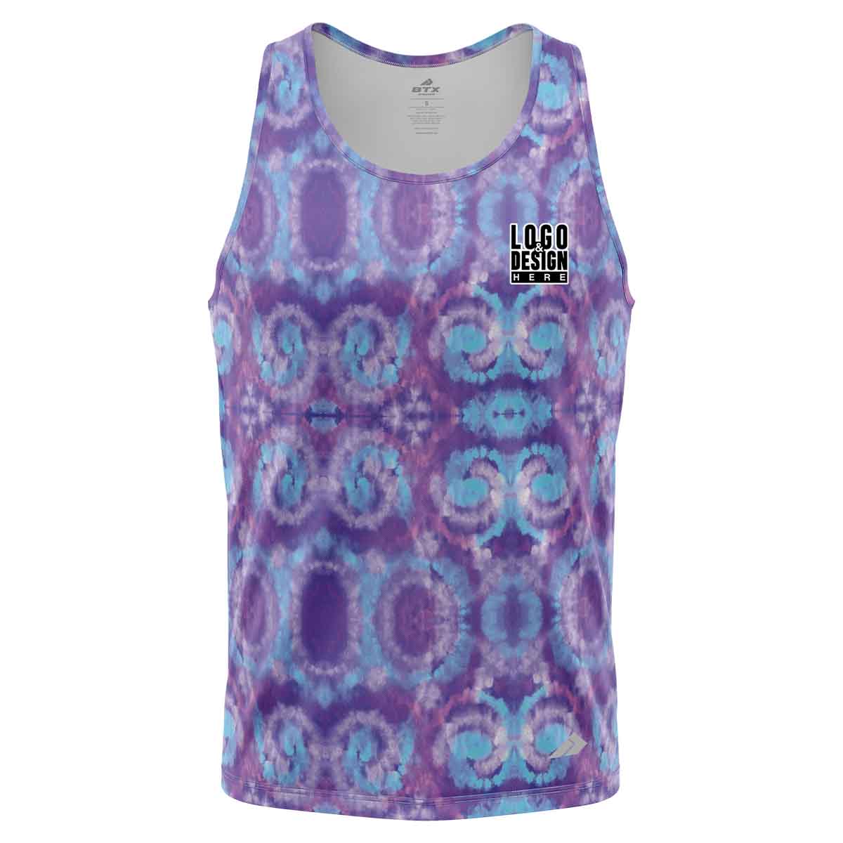 Groovy Tie Dye Men’s Tank Tops