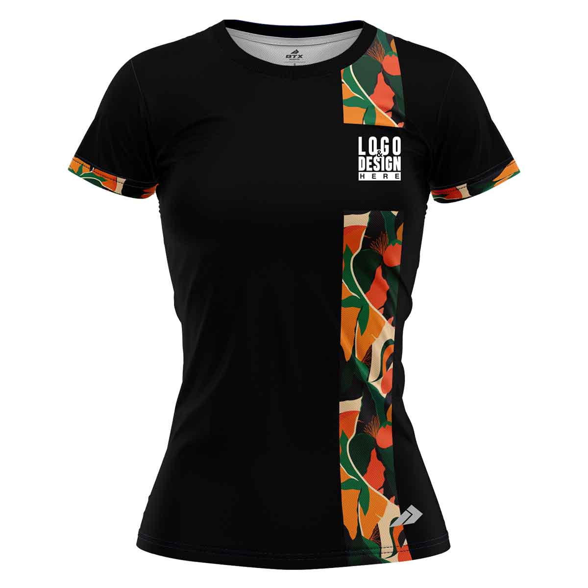 Floral Vertical Stripe Women’s Jersey