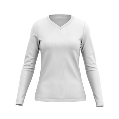 Custom V Neck Long Sleeve Women