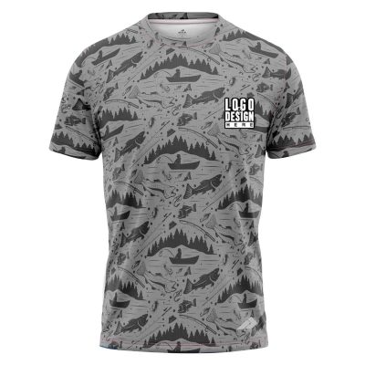 Fishing Print Men’s Jersey