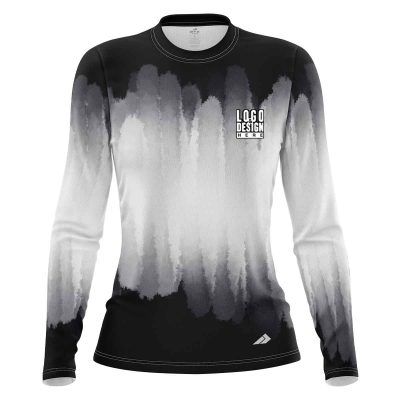 Brushed Center White Women’s Long Sleeve