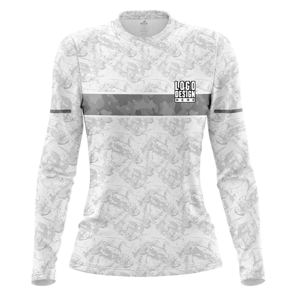 Leaves Camo Women’s Long Sleeve