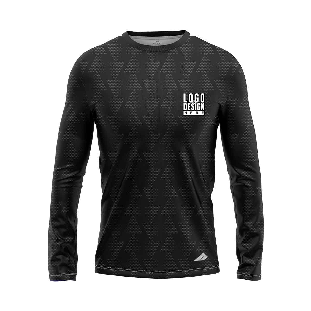 Geometric Triangles Men’s Long Sleeves