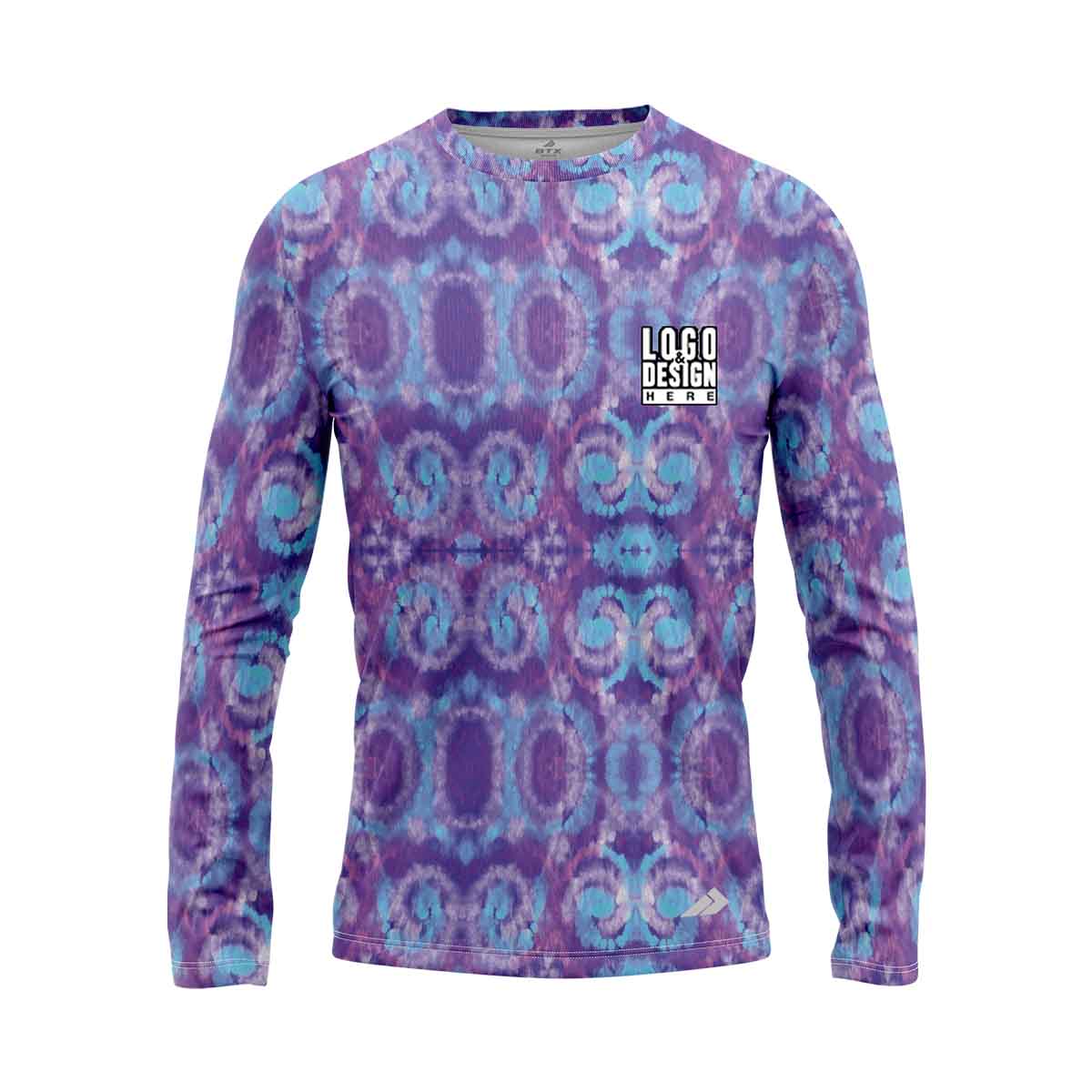 Groovy Tie Dye Men’s Long Sleeves