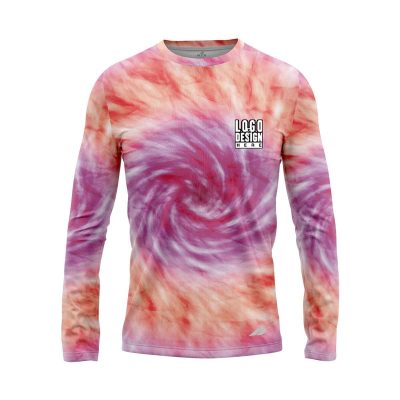 Spiral Tie Dye Men’s Long Sleeves