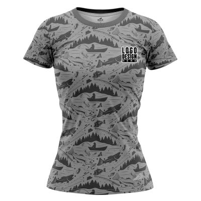 Fishing Print Women’s Jersey
