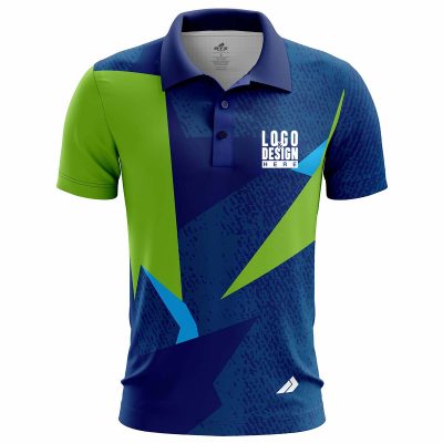 Fractured Glass Men’s Polo Shirts