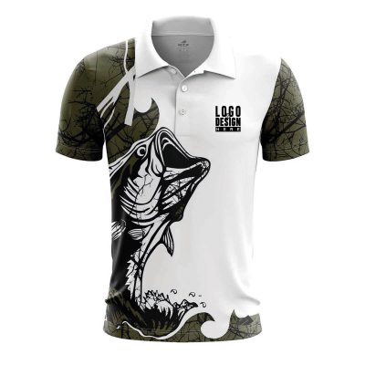 Jumping Bass Men’s Polo Shirts