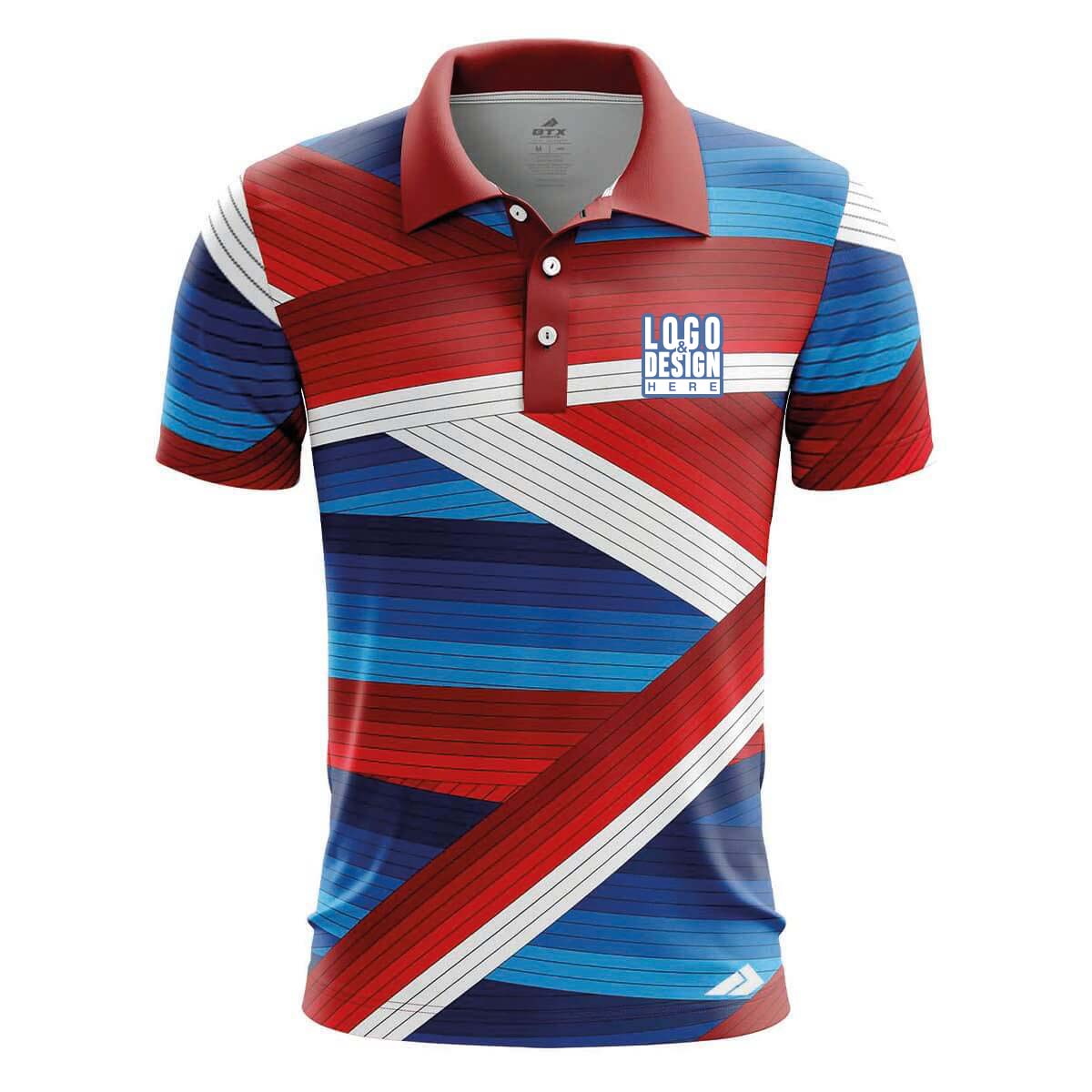 Wrapped Lines Men’s Polo Shirts