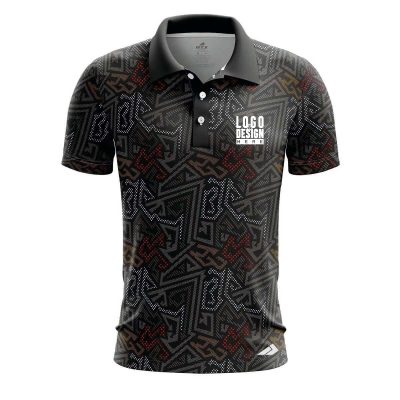 Vector Maze Men’s Polo Shirts