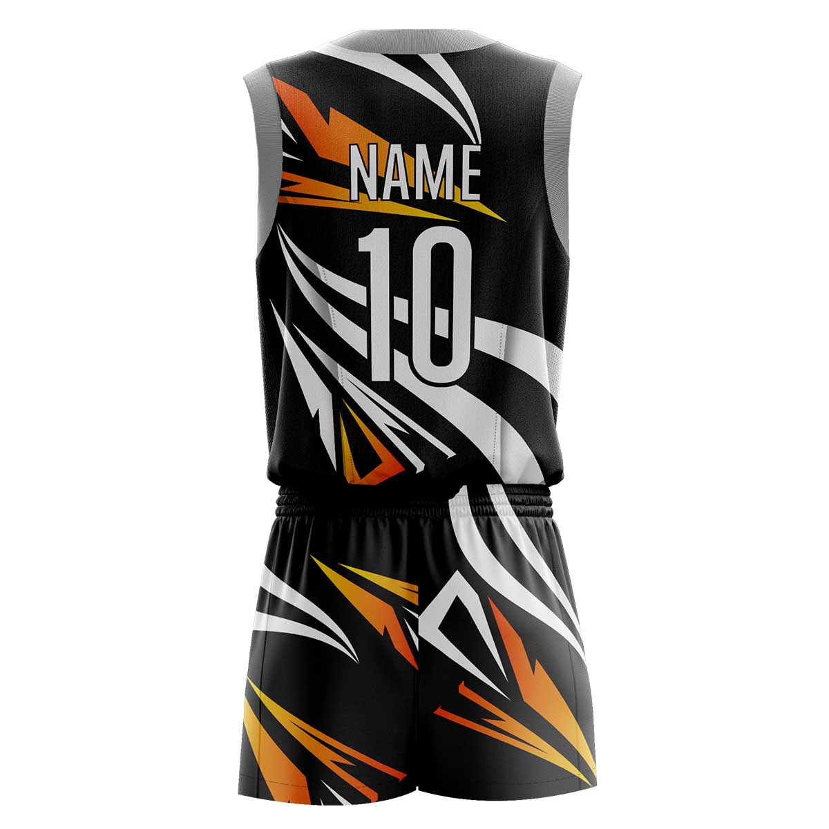 Custom Solar Slammers Women’s Basketball Uniform Set - Image 2