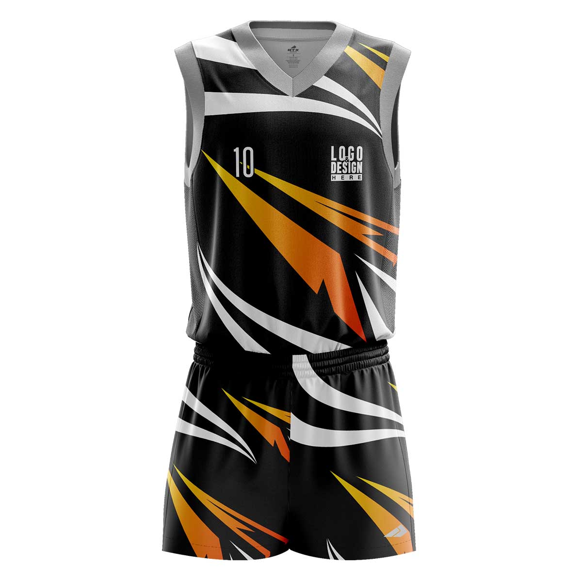 Custom Solar Slammers Women’s Basketball Uniform Set