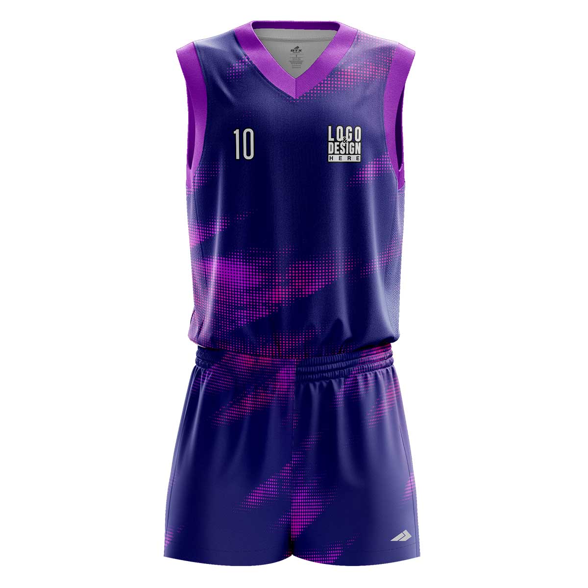 Custom Purple Reign Women’s Basketball Uniform Set