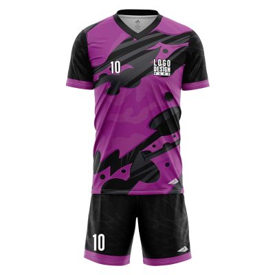 Custom Black Panthers Men’s Soccer Uniform Set