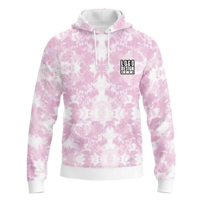 Solid Tie Dye Men’s Hoodie