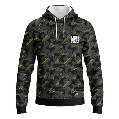 Neon Camo Men’s Hoodie